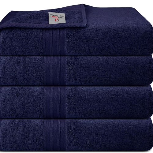 مناشف قطنية فائقة النعومة   كحلي