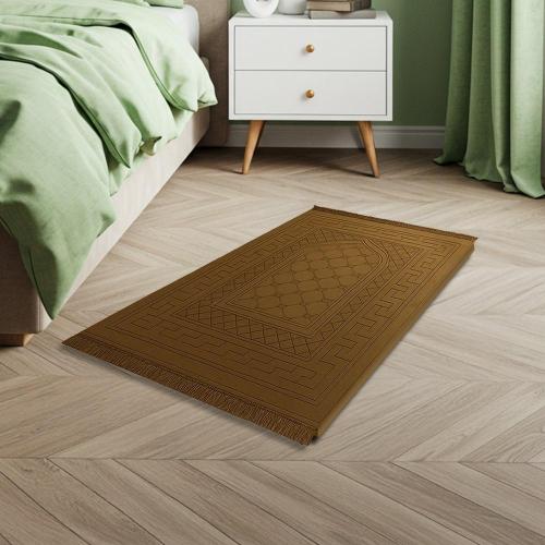 سجادة صلاه ( راحة) مع طبقة الميموري فوم 5 سم - بني غامق