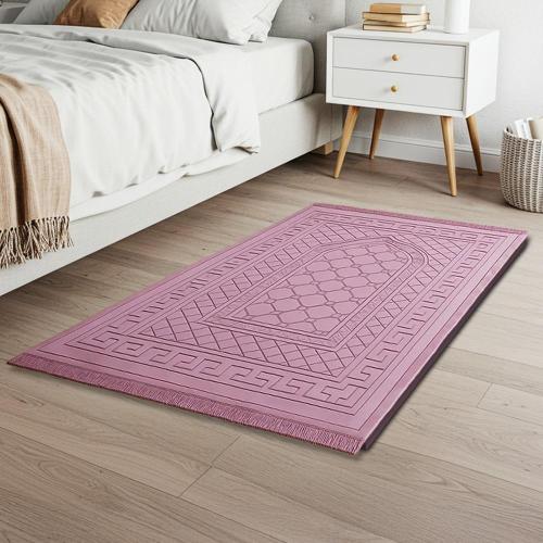 سجادة صلاه ( راحة) مع طبقة الميموري فوم 5 سم - وردي