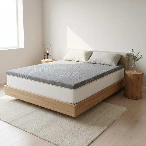 لباد  ميموري فوم كول جل 160*200 *8 سم (ماركة TEBE)