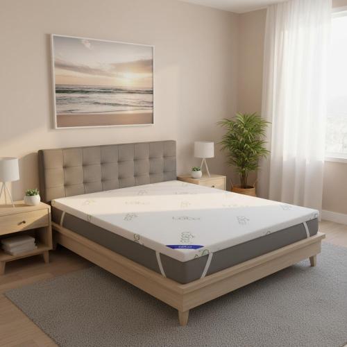 لباد ميموري فوم  مفرد   -  90*200 ارتفاع 5 سم (ماركة TEBE)