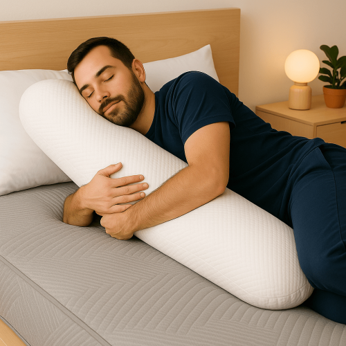 مخدة الجسم غًنوة بنظام الميموري فوم المجزأ 137*51*18 سم