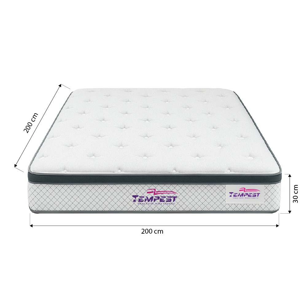 مرتبة بوكيت سبرنج ناعمة ولينه 200X200 سم