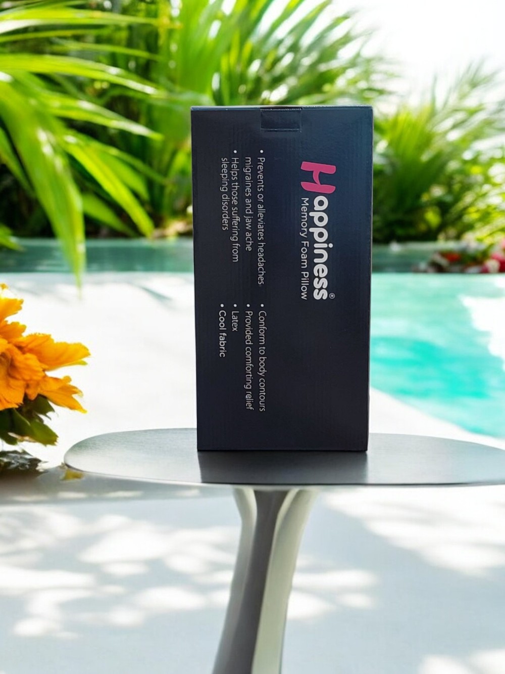 مخدة ميموري فوم مع الجل مقاس 50*30*10 سم