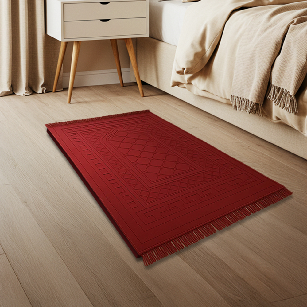 سجادة صلاه ( راحة) مع طبقة فوم ناعم 2 سم - ماروني