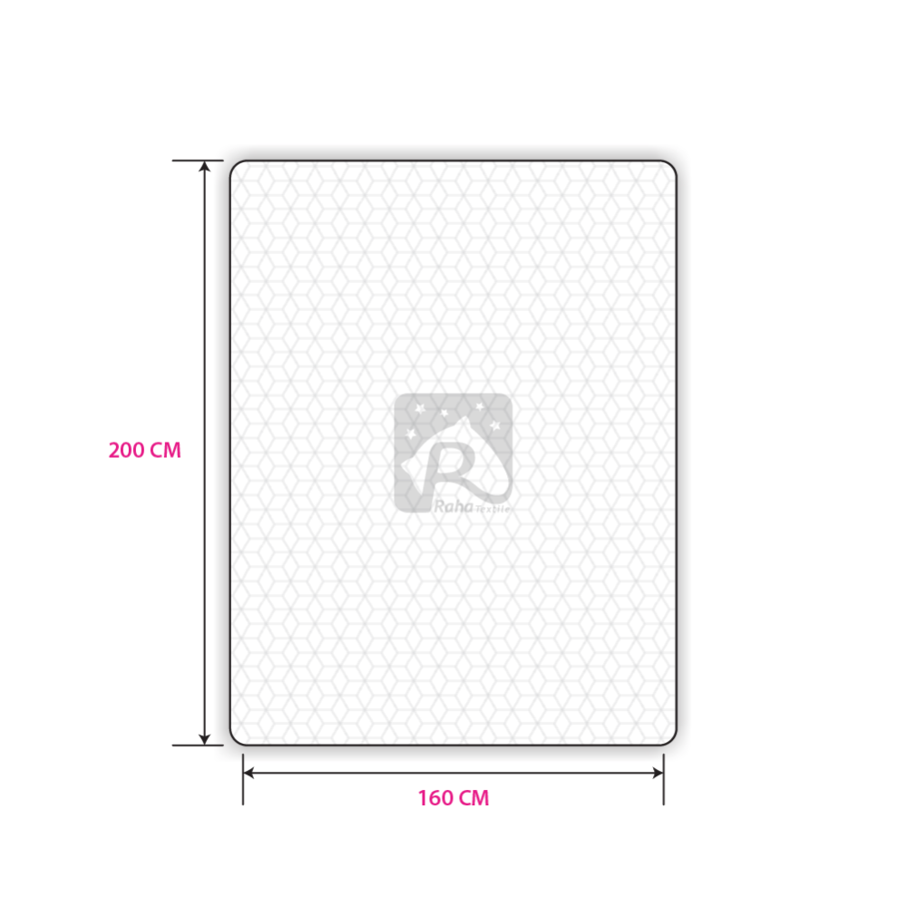 مرتبة  طبية متوسطة الصلابة 160*200 سم