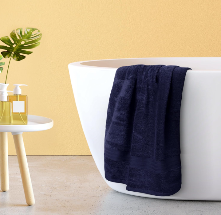 مناشف قطنية فائقة النعومة   كحلي