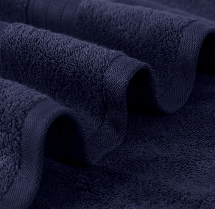 مناشف قطنية فائقة النعومة   كحلي