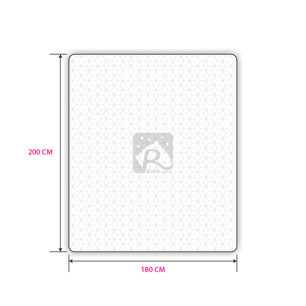 مرتبة طبية مع طبقة  الميموري فوم قياس 180*200  سم
