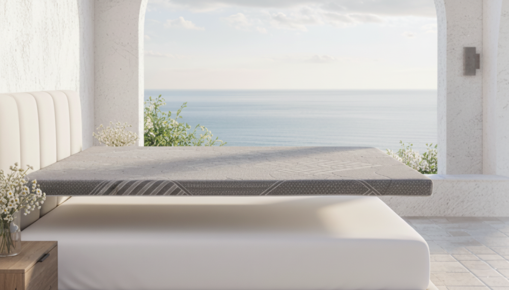 لباد ميموري فوم كول جل 90*200 *8 سم (ماركة TEBE)